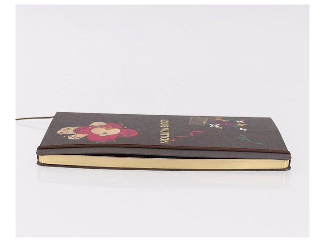 LOUIS VUITTON Monogram Vivienne Notebook MM Jane & Sticker GI1485 Auth 184901M Marron Monogramme - vue 3