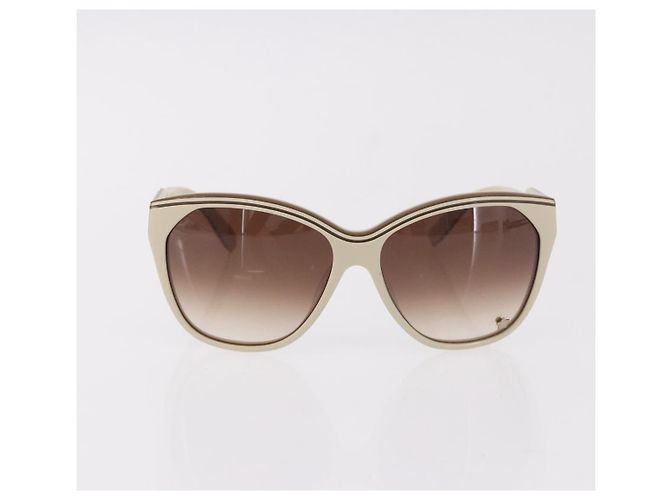 Chloé Gafas de sol Chloe Saint Laurent de plástico 2 Set Blue Ivory Auth BA13444 Azul Crudo - vista 2