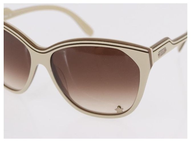 Chloé Gafas de sol Chloe Saint Laurent de plástico 2 Set Blue Ivory Auth BA13444 Azul Crudo - vista 5