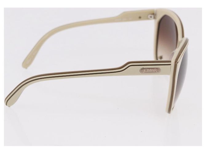 Chloé Gafas de sol Chloe Saint Laurent de plástico 2 Set Blue Ivory Auth BA13444 Azul Crudo - vista 7