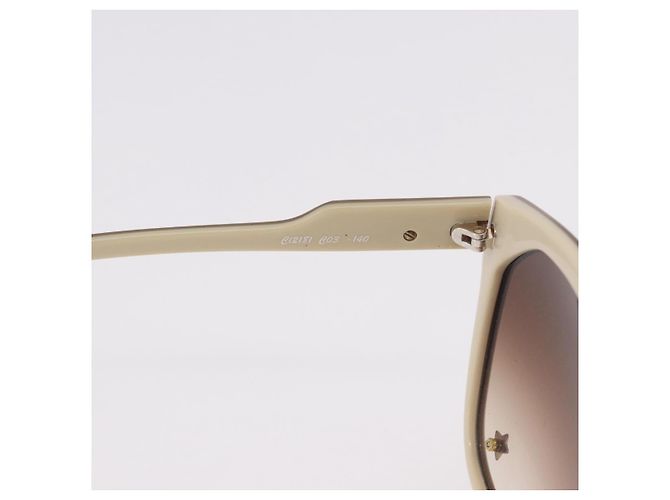 Chloé Gafas de sol Chloe Saint Laurent de plástico 2 Set Blue Ivory Auth BA13444 Azul Crudo - vista 8