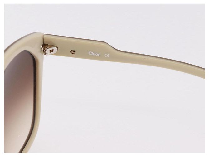 Chloé Gafas de sol Chloe Saint Laurent de plástico 2 Set Blue Ivory Auth BA13444 Azul Crudo - vista 9