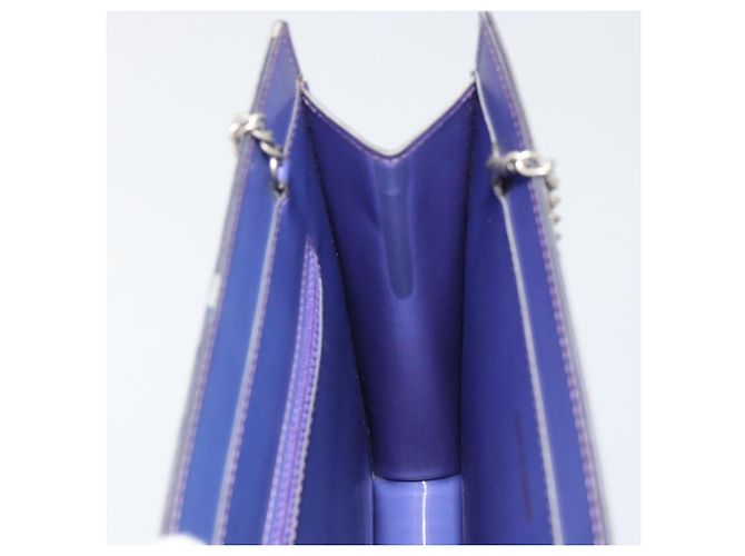 CHANEL Borsa a Spalla Hologram Line Chain Nylon Viola Argento CC Auth bs35589A Porpora - vista 18