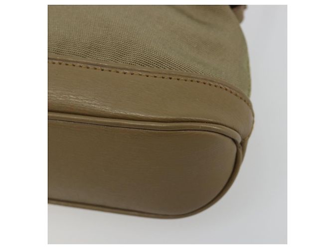 Borsa GUCCI Tela e Pelle Beige Oro Autentica am11836A D'oro - vista 10