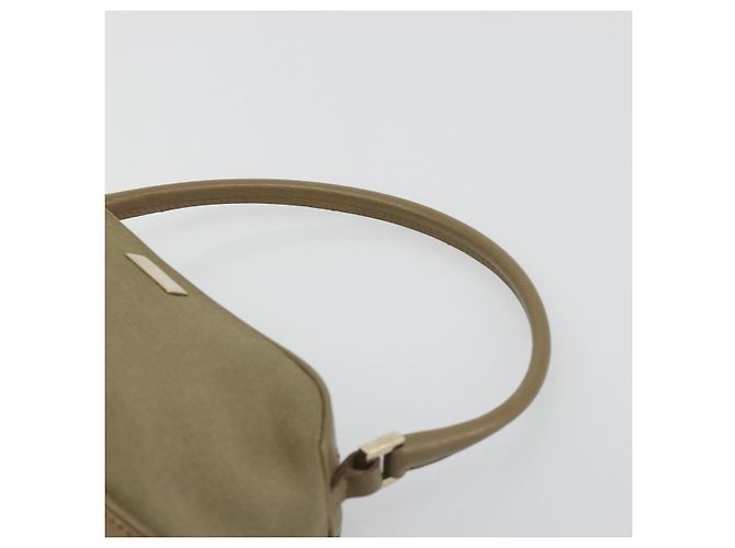 Borsa GUCCI Tela e Pelle Beige Oro Autentica am11836A D'oro - vista 14