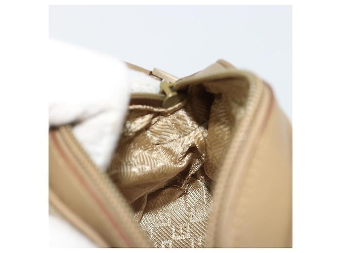 Borsa GUCCI Tela e Pelle Beige Oro Autentica am11836A D'oro - vista 21