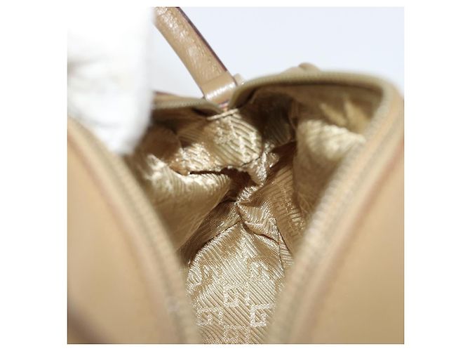 Borsa GUCCI Tela e Pelle Beige Oro Autentica am11836A D'oro - vista 22