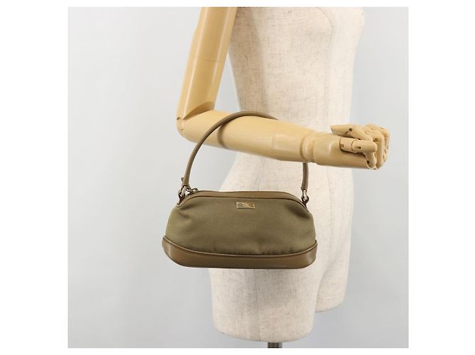 Borsa GUCCI Tela e Pelle Beige Oro Autentica am11836A D'oro - vista 23