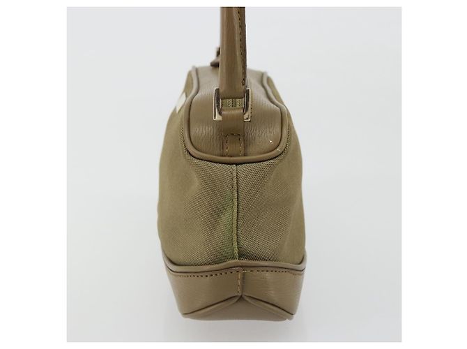 Borsa GUCCI Tela e Pelle Beige Oro Autentica am11836A D'oro - vista 3
