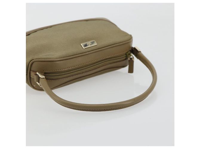 Borsa GUCCI Tela e Pelle Beige Oro Autentica am11836A D'oro - vista 9