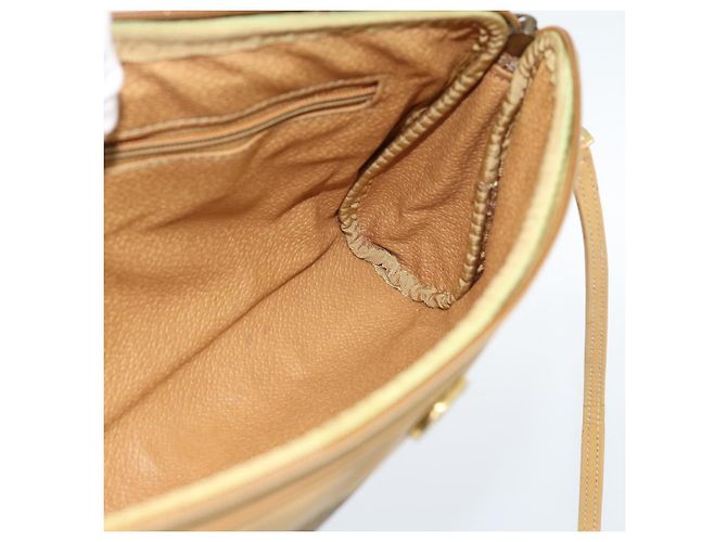 Borsa a tracolla GUCCI Micro GG Supreme PVC Beige Oro Auth ti3980 D'oro - vista 17