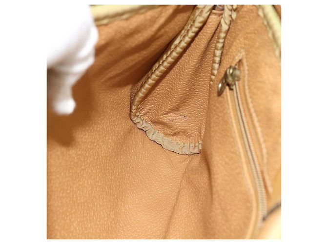 Borsa a tracolla GUCCI Micro GG Supreme PVC Beige Oro Auth ti3980 D'oro - vista 18