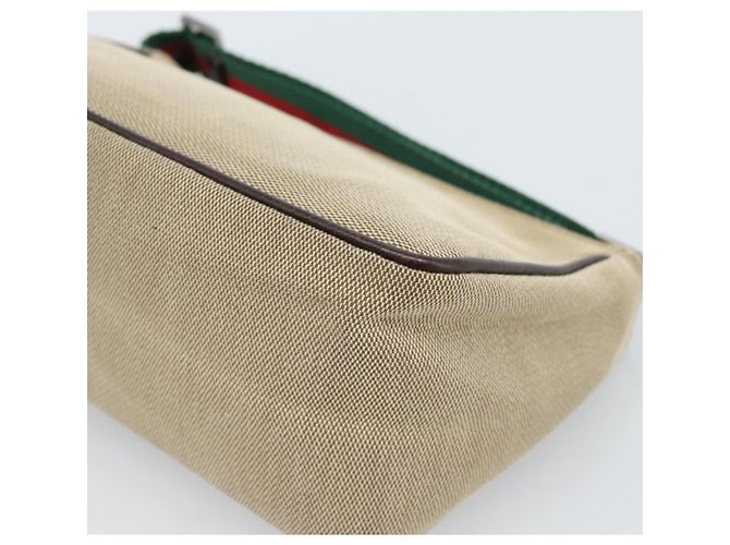 GUCCI Web Sherry Line Shoulder Pouch Canvas 106644 Auth ti3973 - vista 15