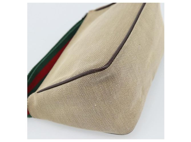 GUCCI Web Sherry Line Shoulder Pouch Canvas 106644 Auth ti3973 - vista 16