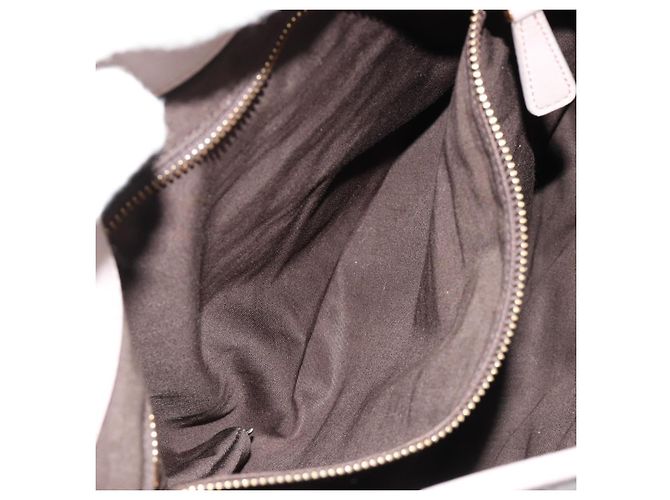 Bolso de hombro Miu Miu Matelassé Cuero 2way Oro Púrpura gris Auth 184618A Dorado Morado oscuro - vista 29