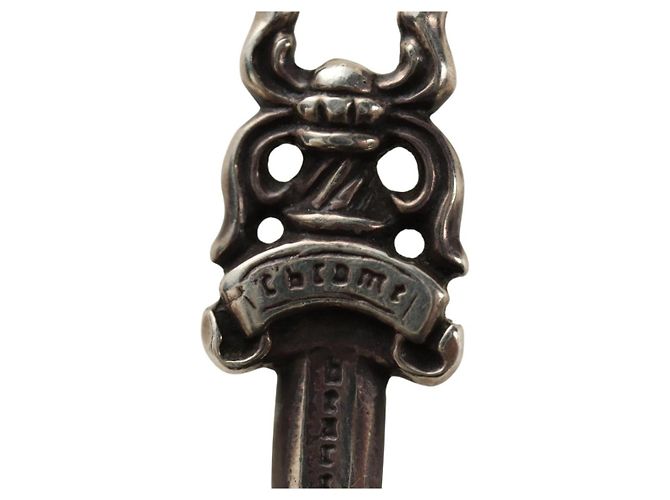 Pendente Charm Daga Chrome Hearts Top Ag925 Silver Auth 184247M Argento - vista 8