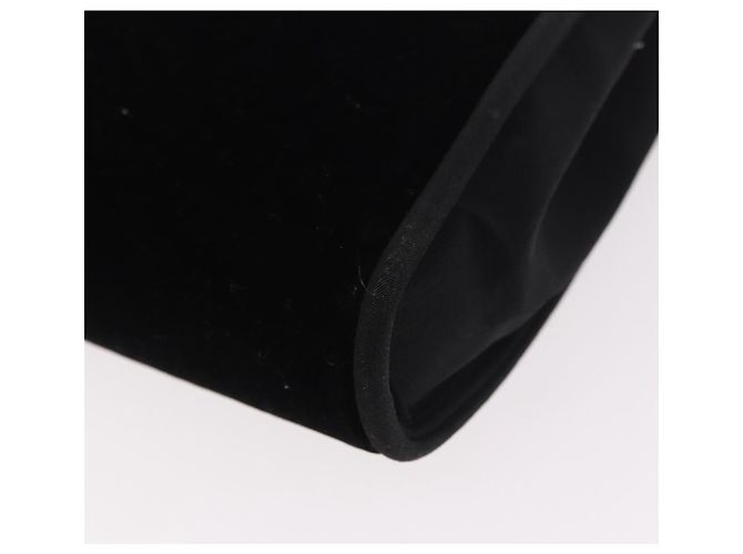 Borsa a Spalla GUCCI con Catena in Velluto Nero e Oro Auth ep14794 D'oro - vista 17