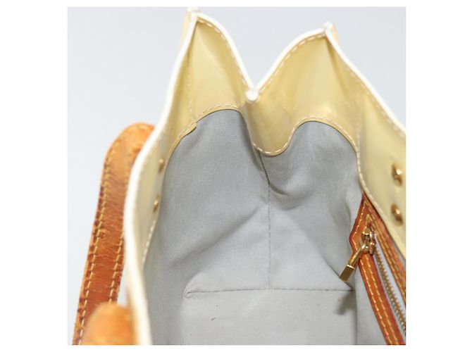 LOUIS VUITTON Borsa a Mano Monogram Vernis Reade PM Perle M91336 LV Auth bs35563 - vista 21