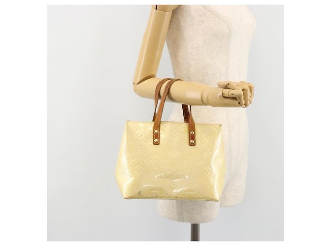 LOUIS VUITTON Borsa a Mano Monogram Vernis Reade PM Perle M91336 LV Auth bs35563 - vista 24