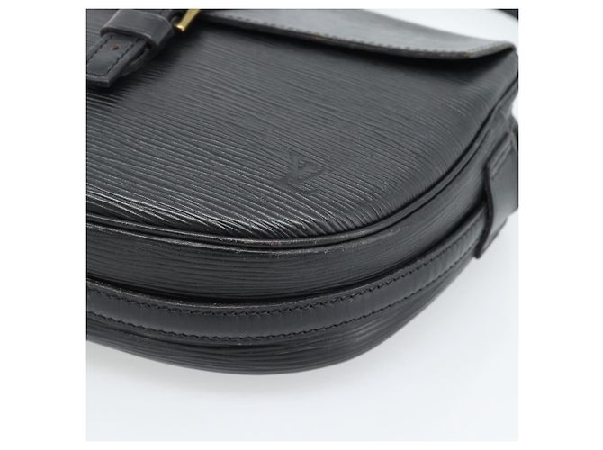 LOUIS VUITTON Epi Jeune Fille MM Borsa a Spalla Nera M52152 LV Auth ka4721 Nero - vista 14