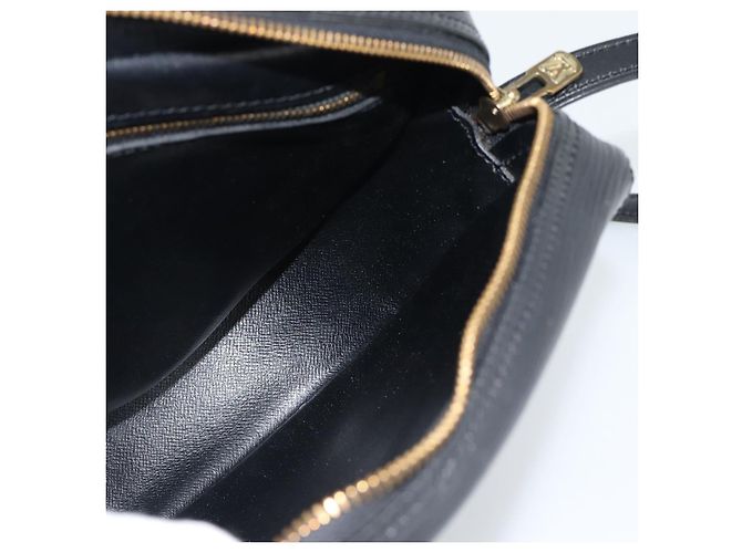 LOUIS VUITTON Epi Jeune Fille MM Borsa a Spalla Nera M52152 LV Auth ka4721 Nero - vista 20