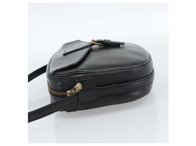 LOUIS VUITTON Epi Jeune Fille MM Borsa a Spalla Nera M52152 LV Auth ka4721 Nero - vista 3