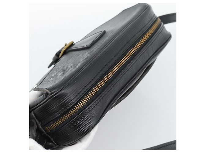 LOUIS VUITTON Epi Jeune Fille MM Borsa a Spalla Nera M52152 LV Auth ka4721 Nero - vista 6