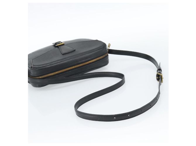 LOUIS VUITTON Epi Jeune Fille MM Borsa a Spalla Nera M52152 LV Auth ka4721 Nero - vista 7