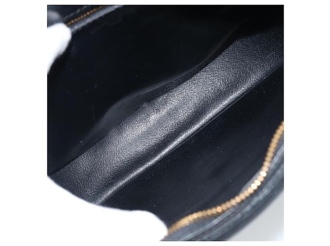 LOUIS VUITTON Epi Jeune Fille MM Borsa a Spalla Nera M52152 LV Auth ka4721 Nero - vista 9