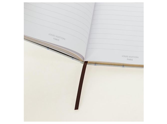 LOUIS VUITTON Monogram Notebook MM Jane Note Light Blue GI1119 Auth 184277M Bleu clair Monogramme - vue 10