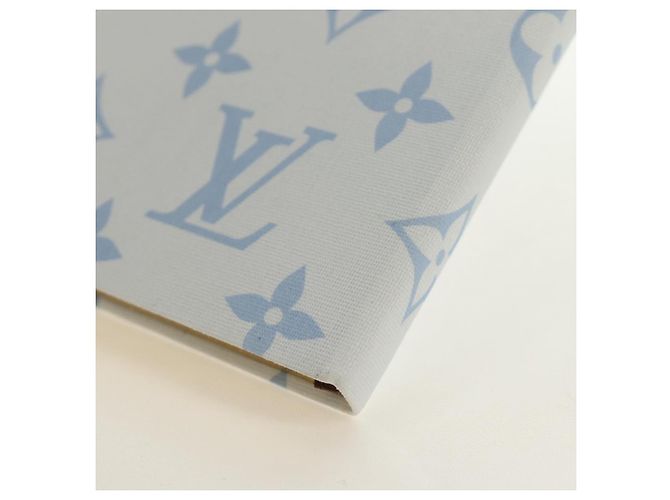 LOUIS VUITTON Monogram Notebook MM Jane Note Light Blue GI1119 Auth 184277M Bleu clair Monogramme - vue 16