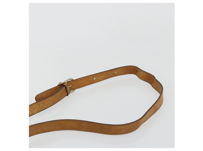 Céline Bolsa de ombro CELINE em couro preto com detalhes dourados Autêntica 185080 - vista 8