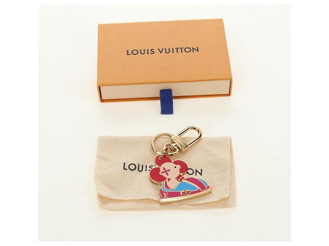 LOUIS VUITTON Portachiavi Charm Vivienne Charm metallo Oro M69860 LV Auth 184242M - vista 12