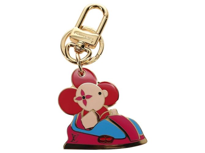 LOUIS VUITTON Portachiavi Charm Vivienne Charm metallo Oro M69860 LV Auth 184242M - vista 13