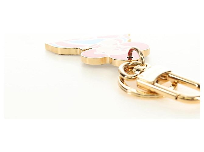 LOUIS VUITTON Portachiavi Charm Vivienne Charm metallo Oro M69860 LV Auth 184242M - vista 16