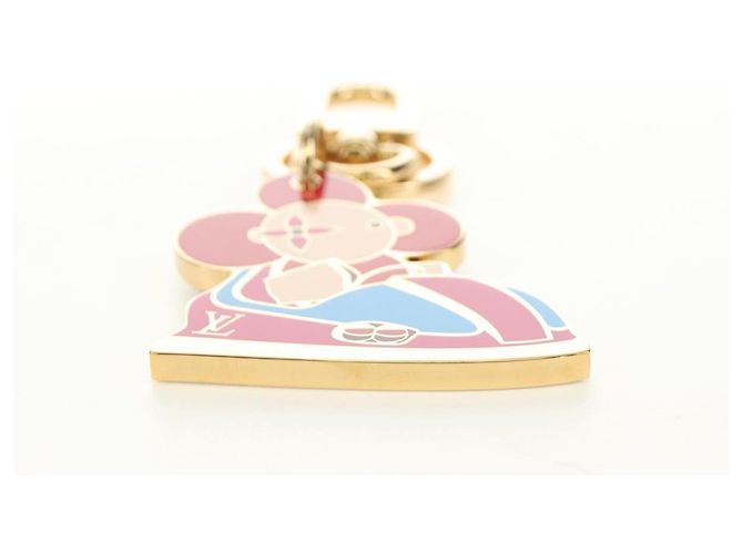 LOUIS VUITTON Portachiavi Charm Vivienne Charm metallo Oro M69860 LV Auth 184242M - vista 17