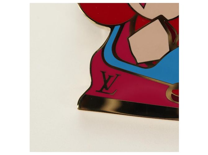 LOUIS VUITTON Portachiavi Charm Vivienne Charm metallo Oro M69860 LV Auth 184242M - vista 3