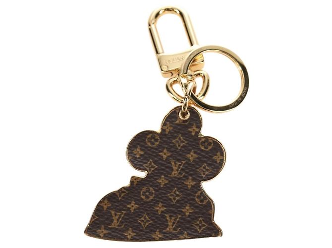 LOUIS VUITTON Portachiavi Charm Vivienne Charm metallo Oro M69860 LV Auth 184242M - vista 6