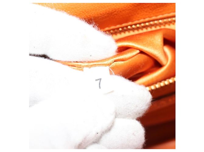 Borsa a tracolla PRADA in rafia beige oro Auth 184813A D'oro - vista 12