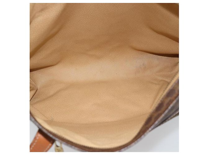 Céline Bolsa Tote CELINE Macadam Canvas em PVC e couro marrom com detalhes dourados Auth ka4675 - vista 10