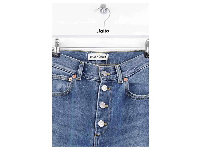 Balenciaga Jeans dritti blu - vista 2