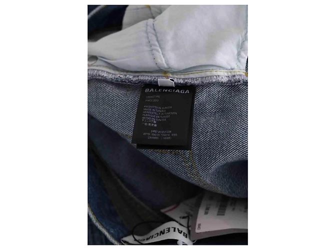 Balenciaga Jeans dritti blu - vista 6