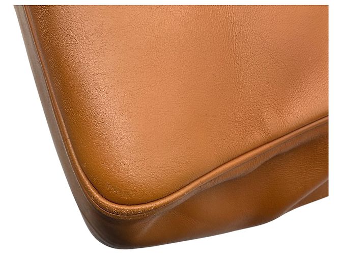 Borsa Delvaux Light Brown / Cognac in pelle di vitello Gin Fizz Jumping Marrone - vista 12