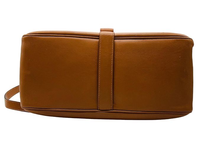Borsa Delvaux Light Brown / Cognac in pelle di vitello Gin Fizz Jumping Marrone - vista 4