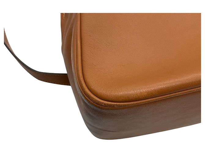 Borsa Delvaux Light Brown / Cognac in pelle di vitello Gin Fizz Jumping Marrone - vista 9