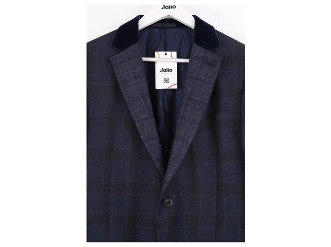 Salvatore Ferragamo Giacca blu navy - vista 2