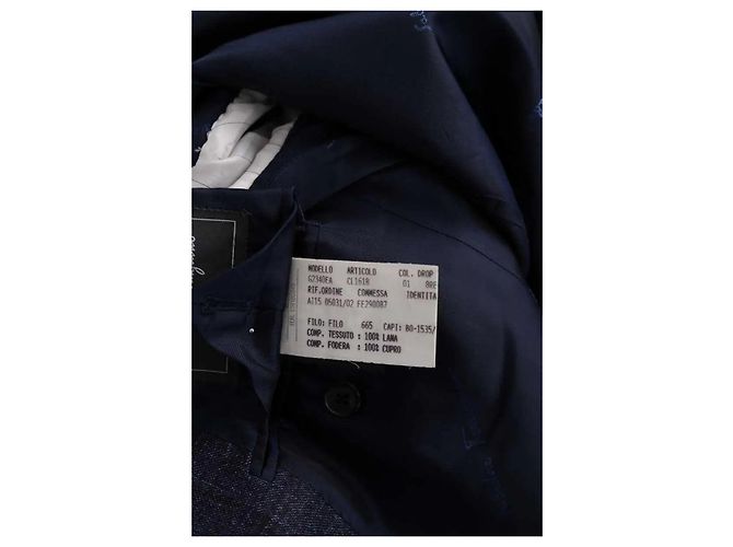 Salvatore Ferragamo Giacca blu navy - vista 6