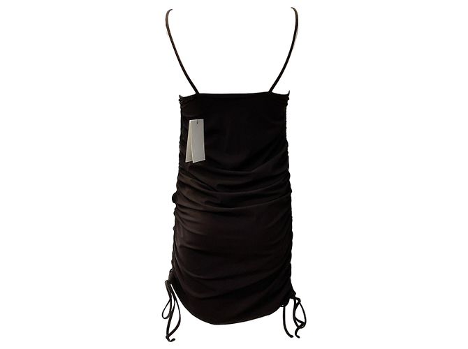 Autre Marque Christopher Esber Mini-Ruchkleid in Braun - Ansicht 3