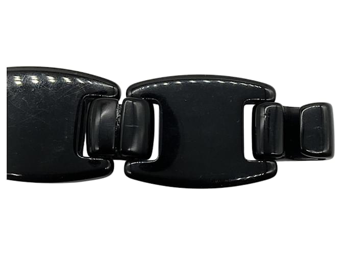 Prada Gürtel mit schwarzen Acryl-Gliedern - Ansicht 4