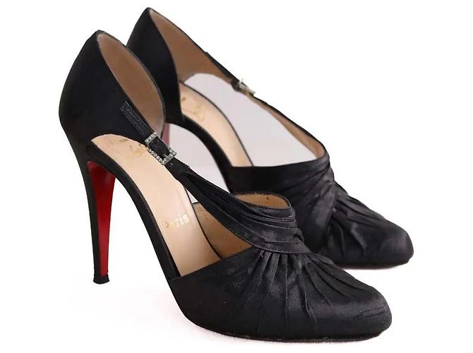 Christian Louboutin Tacchi neri Nero - vista 3